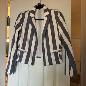 Striped Express Blazer